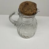 Carafe en verre bouchon de liège