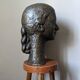 Handcrafted bronze bust sculpture