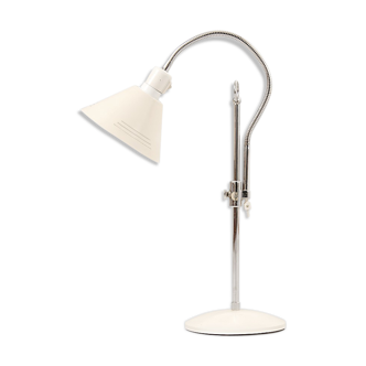 White desk lamp by Aluminor, France, 1970's