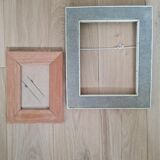 Galuchat frame + wood frame