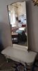Miroir debout vintage boho pour hall ou dressing, 1970-80