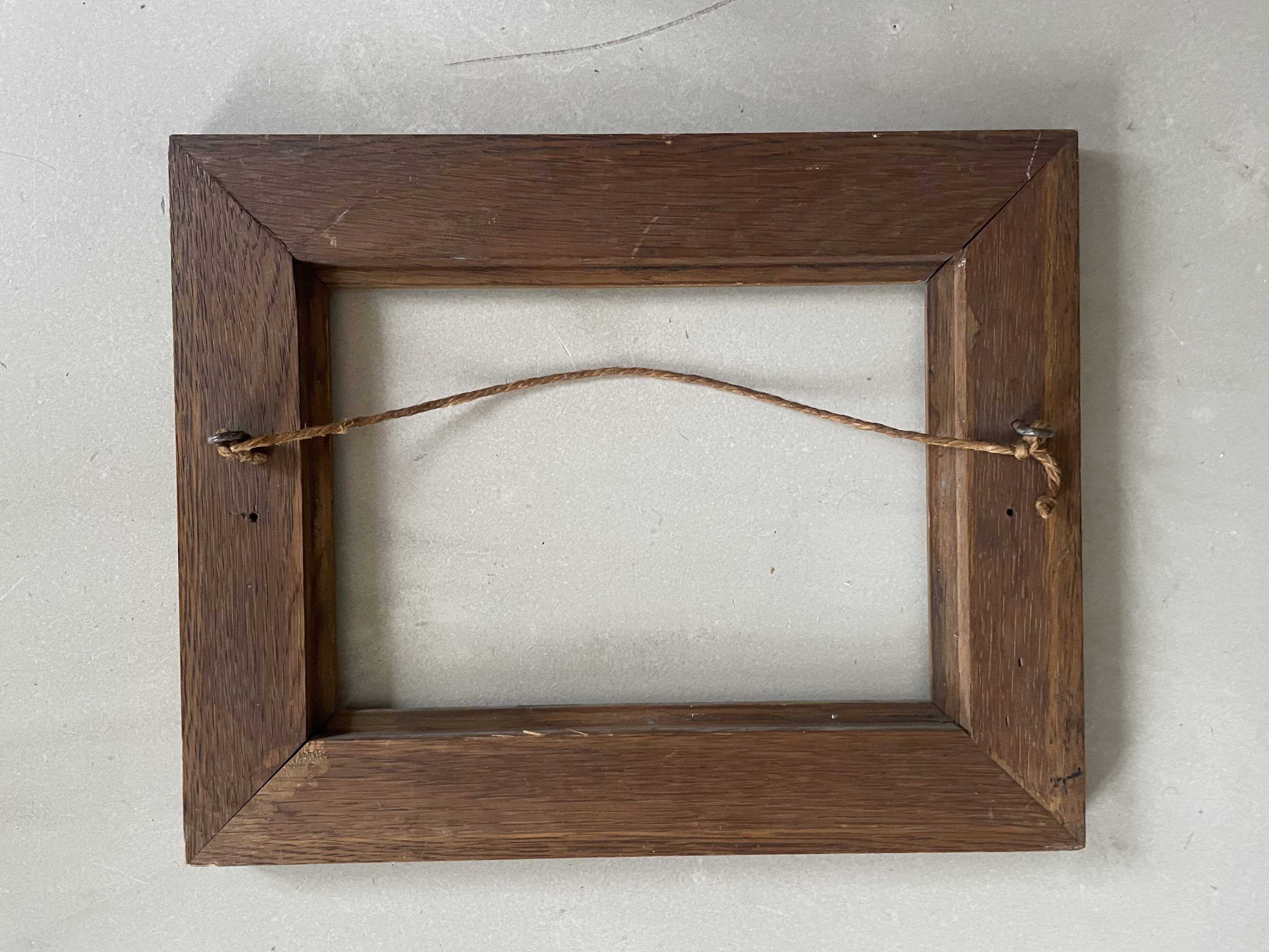 Old wooden frame 31x25cm