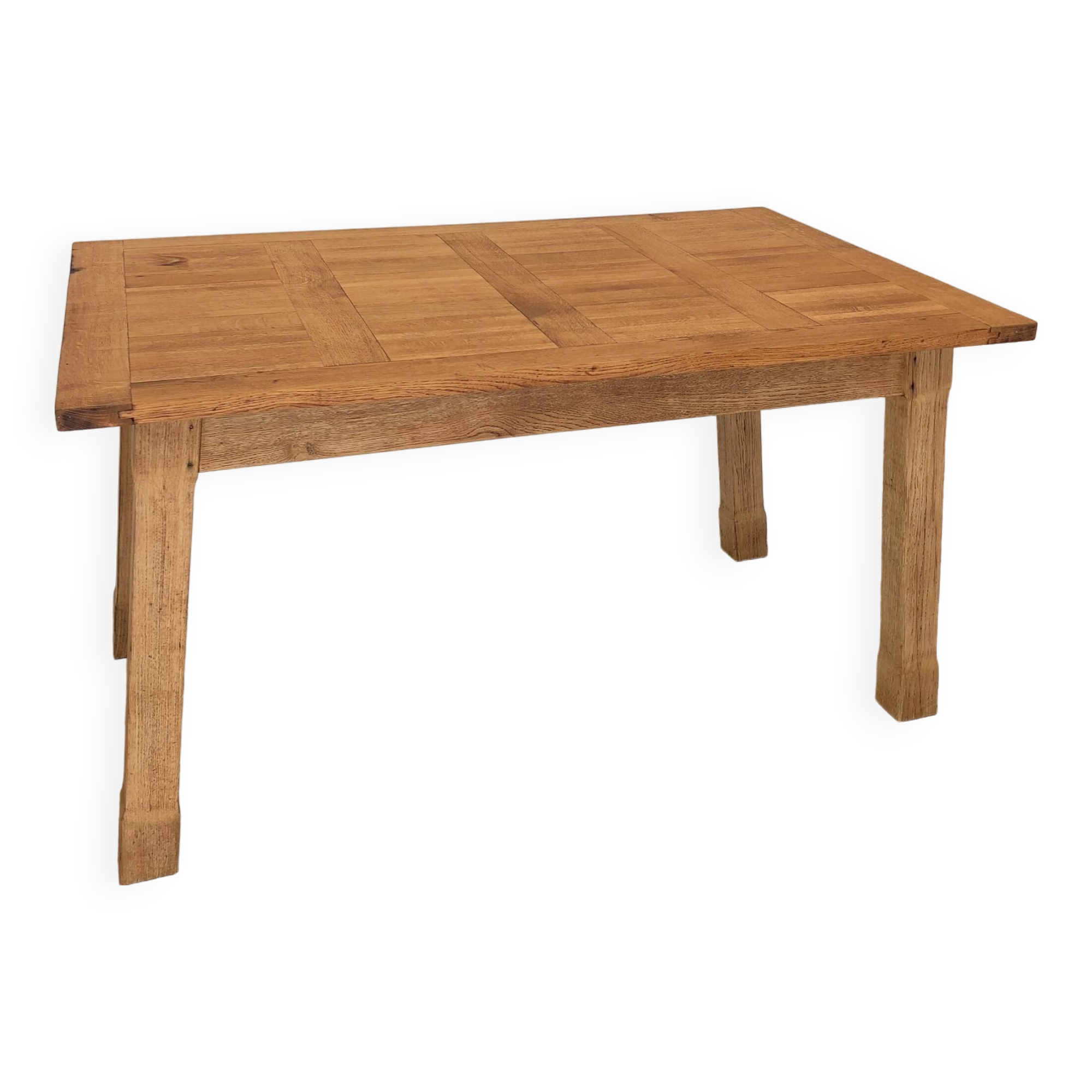 Vintage solid oak farmhouse table