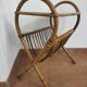 Rattan side table