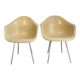 Charles & Ray Eames pair of vintage Dax armchairs