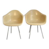Charles & Ray Eames pair of vintage Dax armchairs
