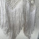 Macramé hanging lamp