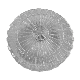 Vintage moulded glass ceiling light