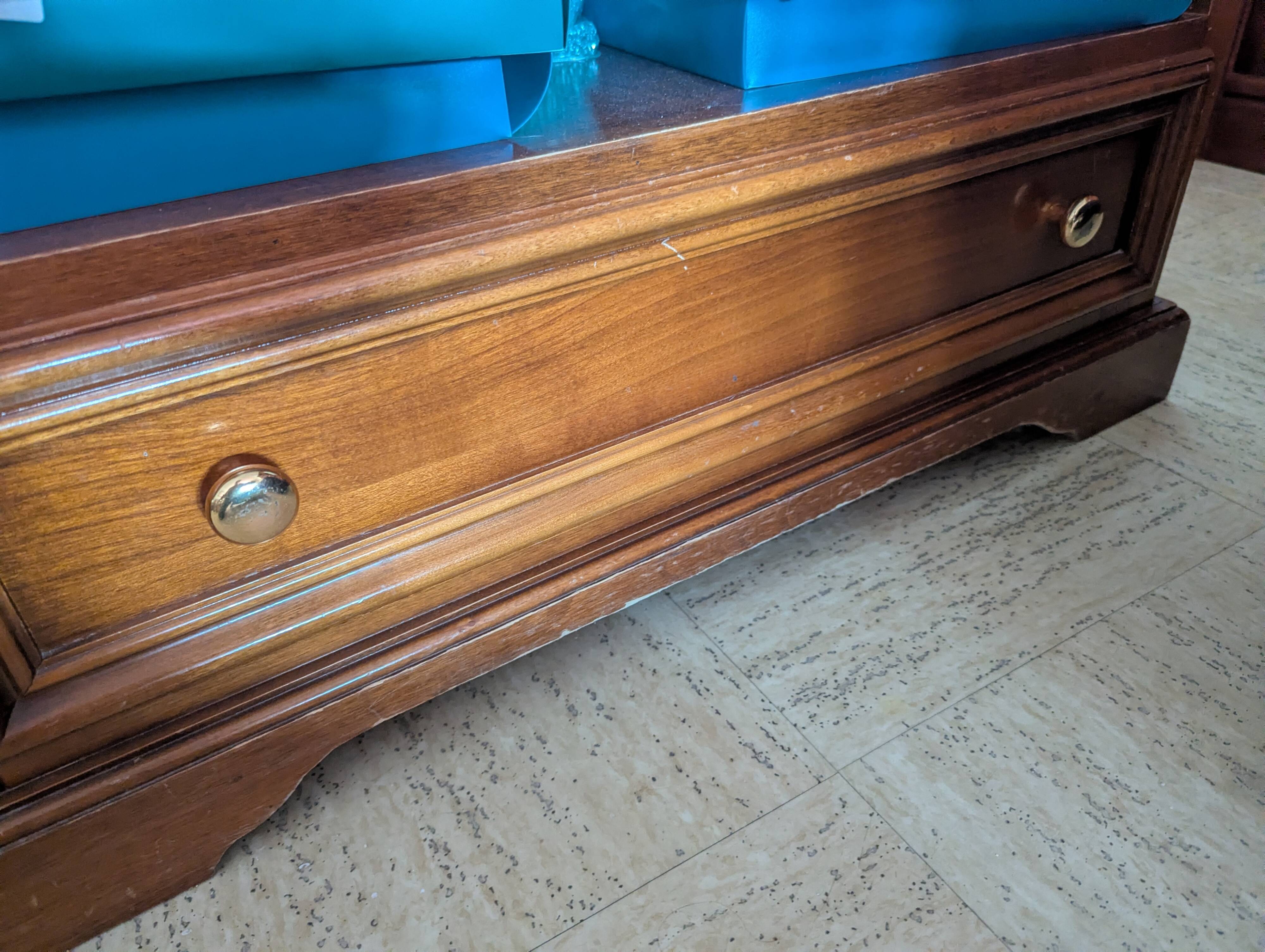 Cherry wood storage furniture