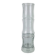 Organic style bamboo glass vase, vintage