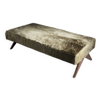 Original Daybed PJ-L-12-A by Pierre Jeanneret for Chandigarh Project, 1950s