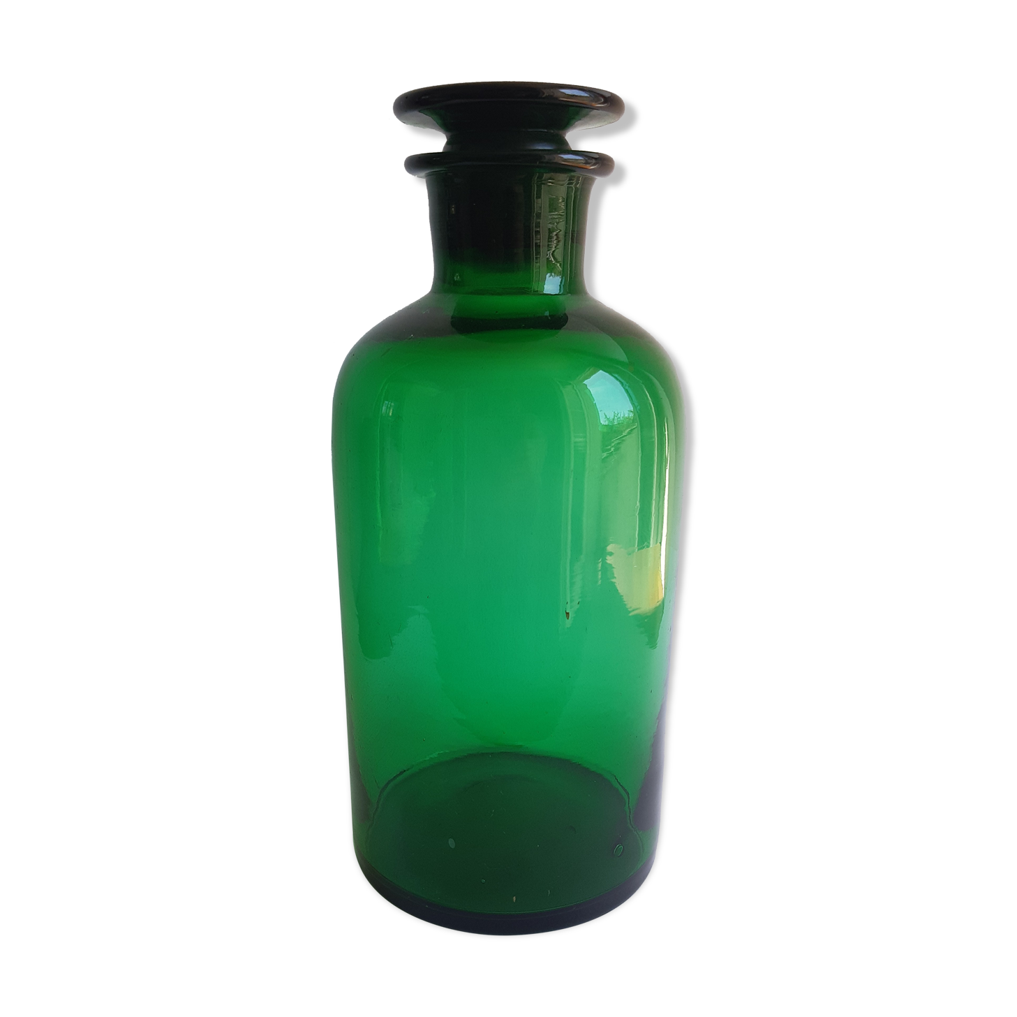 Pot apothicaire vert vintage