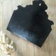 Napoleon III mail rack in boiled cardboard