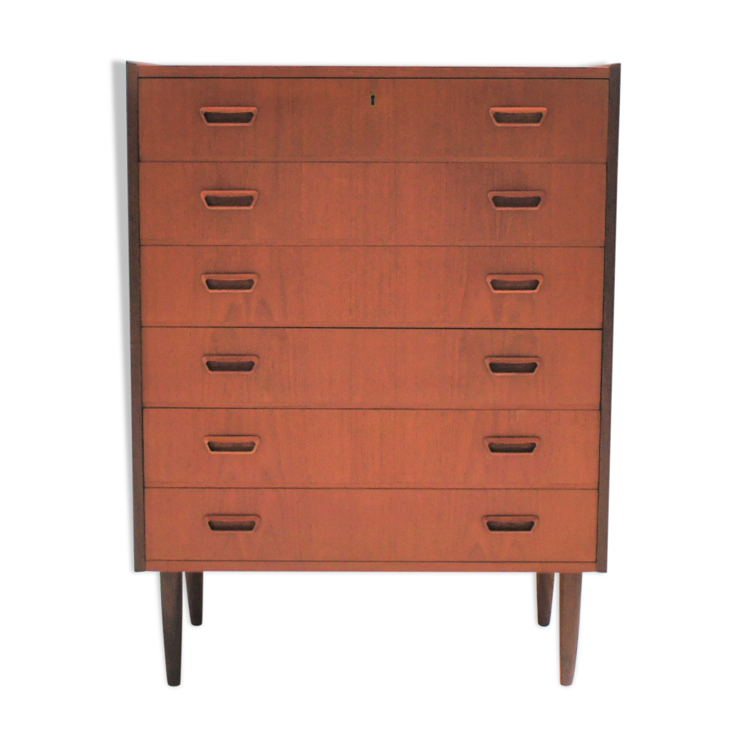 Vintage scandinavian teak ragpicker