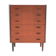 Vintage scandinavian teak ragpicker