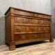 Commode époque Empire en orme circa 1810-1820