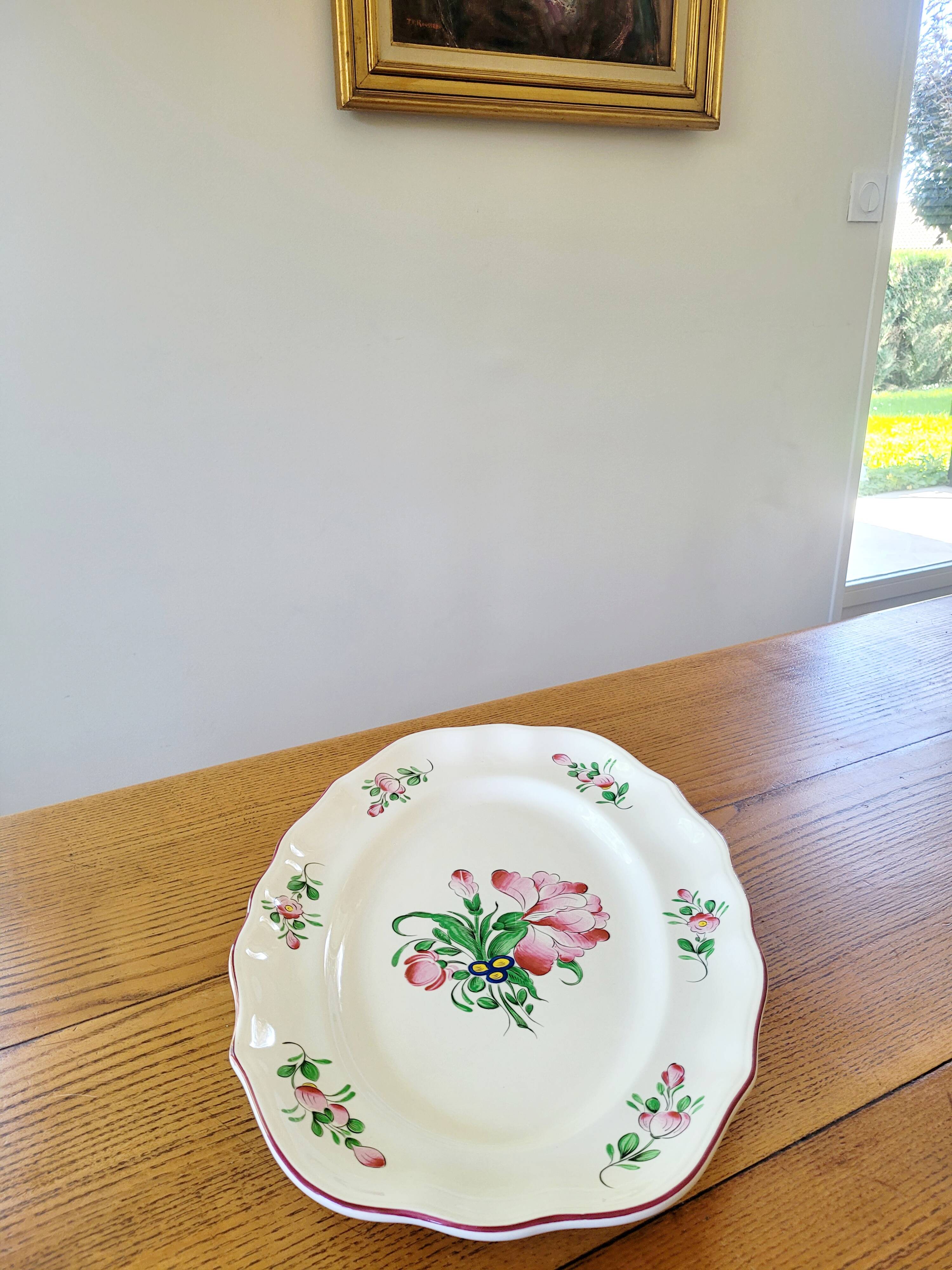 Large earthenware dish "Streetlight" St. Clement