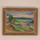 Huile sur toile suédoise originale du milieu du siècle – Österlen, Skåne