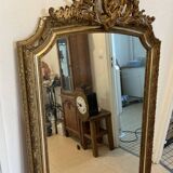 Grand miroir ancien de style Louis XV