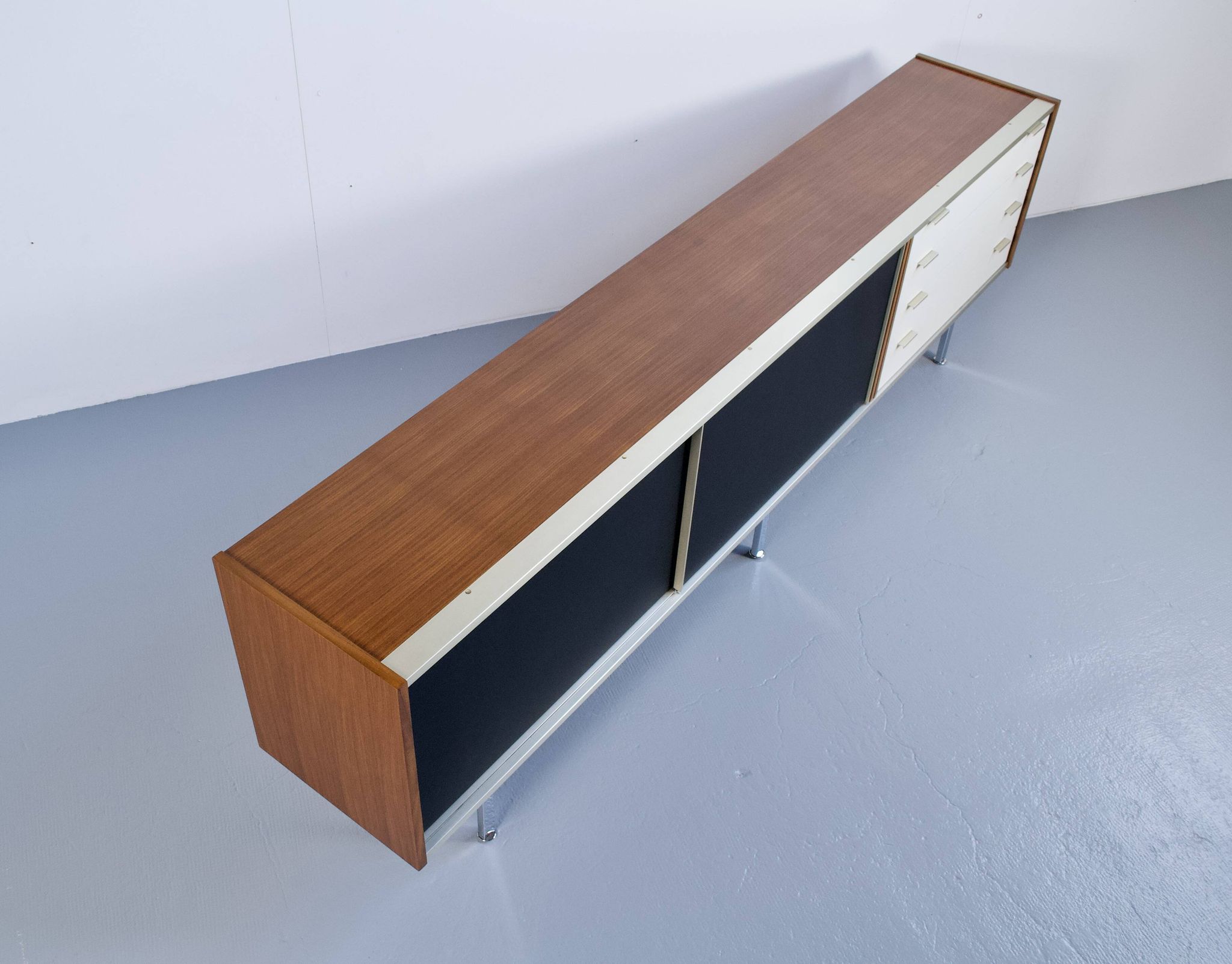 Enfilade en teck Georges Frydman édition EFA, 1963