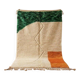 Handmade traditional Beni Ourain Berber rug with colourful patterns, 2/3 m.