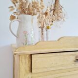 Yellow wooden Parisian sideboard