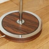 Scandinavian metal wood floor lamp