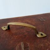 Antique furniture handle in solid brass from the early 20th century