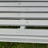 Old cast iron garden bench