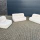 Ligne Roset Kashima set: 1x 1zit, 2x 2zit en 1x 3zit Beige Corduroy 10/10!!