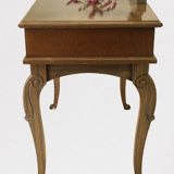 Art Deco style dressing table in mahogany gooseneck mirror