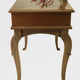 Art Deco style dressing table in mahogany gooseneck mirror