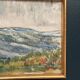 Mid Century Oil On Canvas Landscape By Unknown Artist Vintage & Framed – 33 × 22 Cm