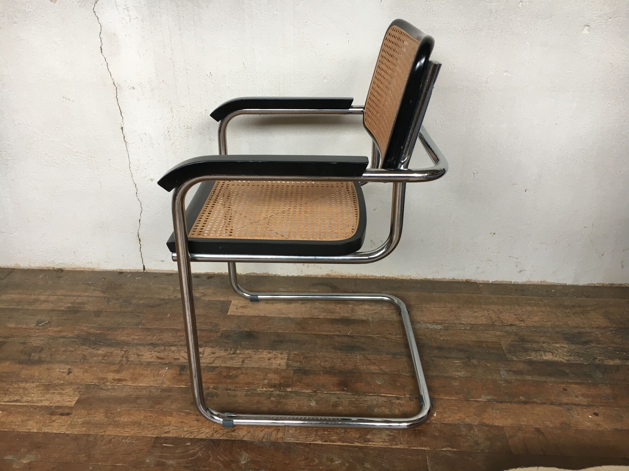Fauteuil Marcel Breuer b32 vintage 1950 noir