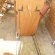 Bureau et chaise en osier et rotin 1960