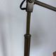 Vintage 1900 Clichy glass paste lamp, brass workshop desk - 60 cm