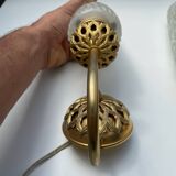 Paire d'appliques en laiton France