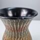 Vase handmade, registered design, Germany, vintage pottery.