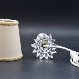 Lampe de table charmante en vase en verre de Murano Rostrato pour Barovier & Toso, années 1940.