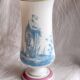 Grand Vase Opaline 19ème Siècle décor à l'antique