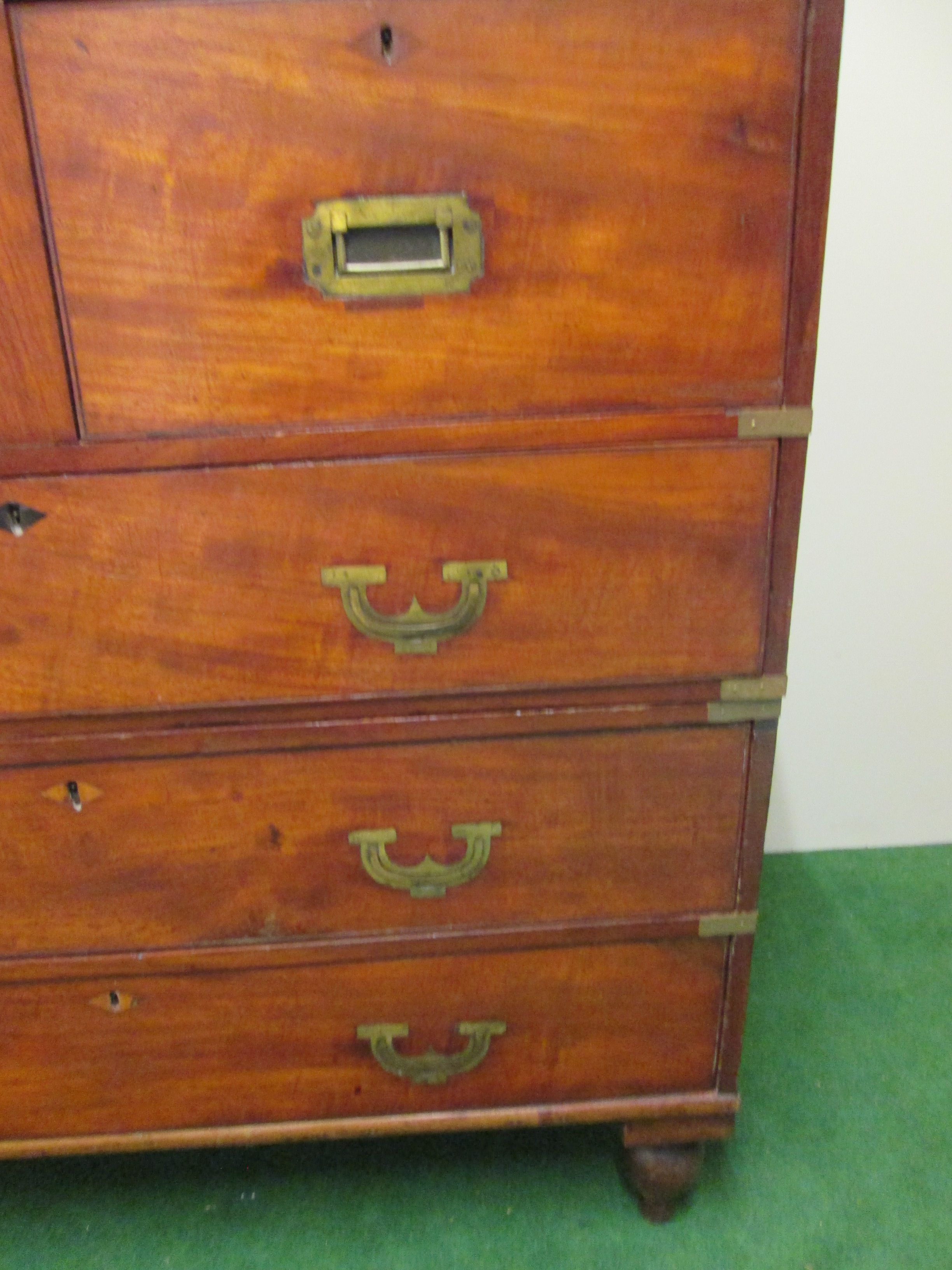 Commode bateau ancienne en acajou massif