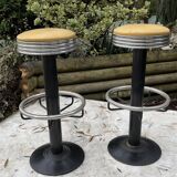 Pair of vintage pro bar stools