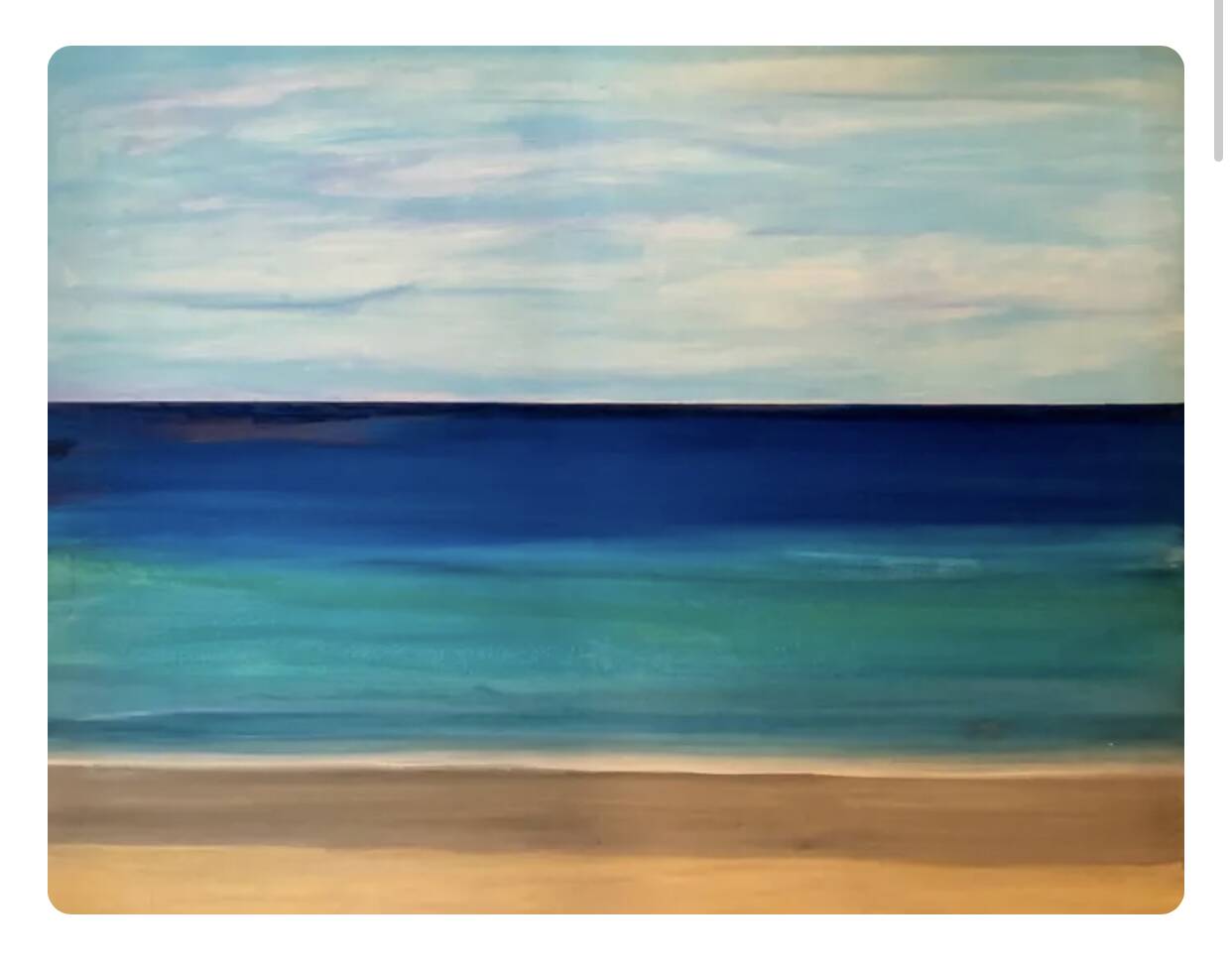 Very Large Marine Painting