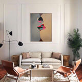 Acrylic canvas The kiss 73X54 cm for living room