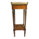 Table d’appoint Louis XVI en acajou, marbre et laiton – vers 1900