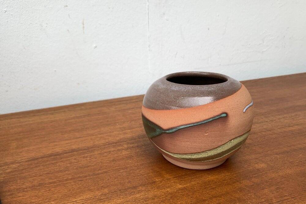 Vintage pottery vase from Alfa Dom Pottery, Dominican Republic.