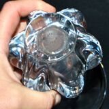 Modernist design vase in Vannes Le Châtel crystal