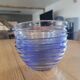 5 vintage blue tempered glass bowls
