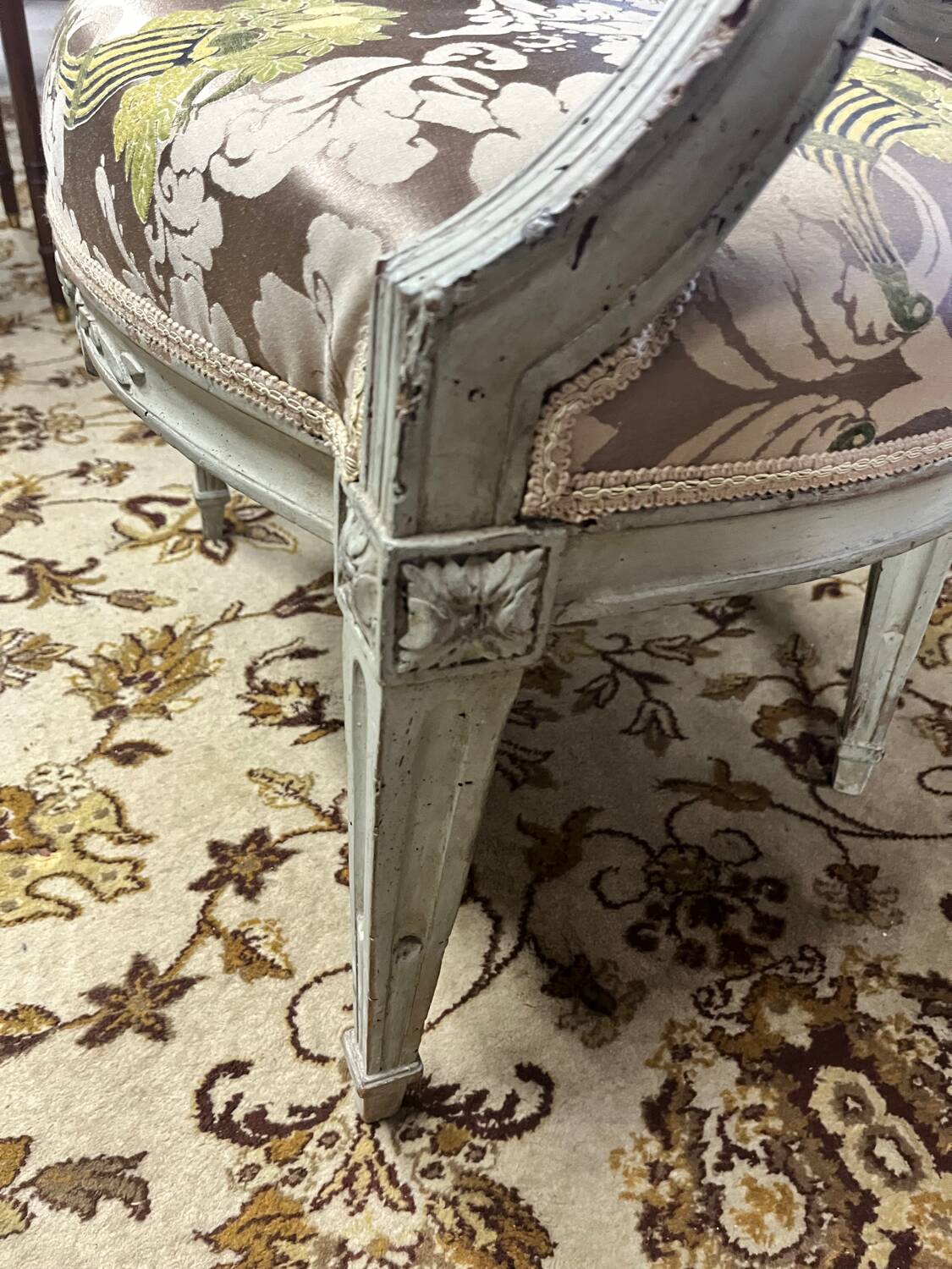 Louis XVI period armchair stamped