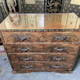 Art deco period chest of drawers